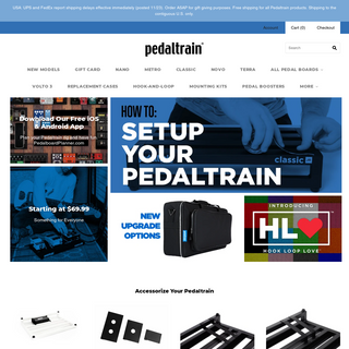 A complete backup of pedaltrain.com