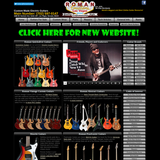 Ed Roman Guitars, USA Made Guitars, Custom Made Guitars, Hand Made Guitars