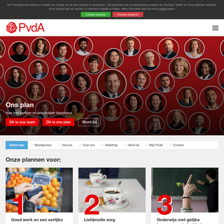 A complete backup of pvda.nl