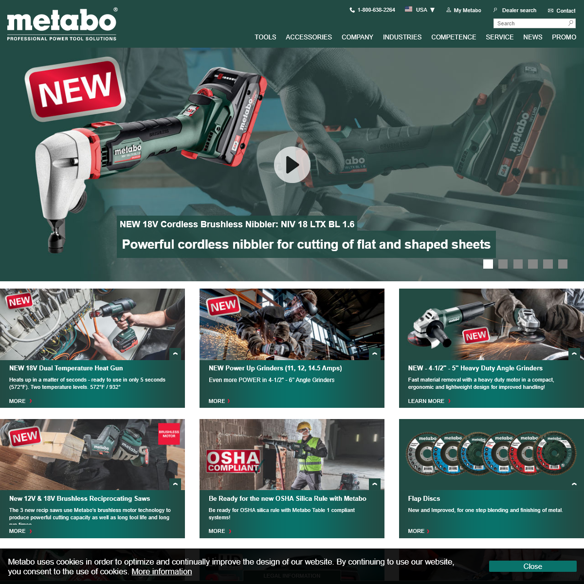 A complete backup of metabo.com