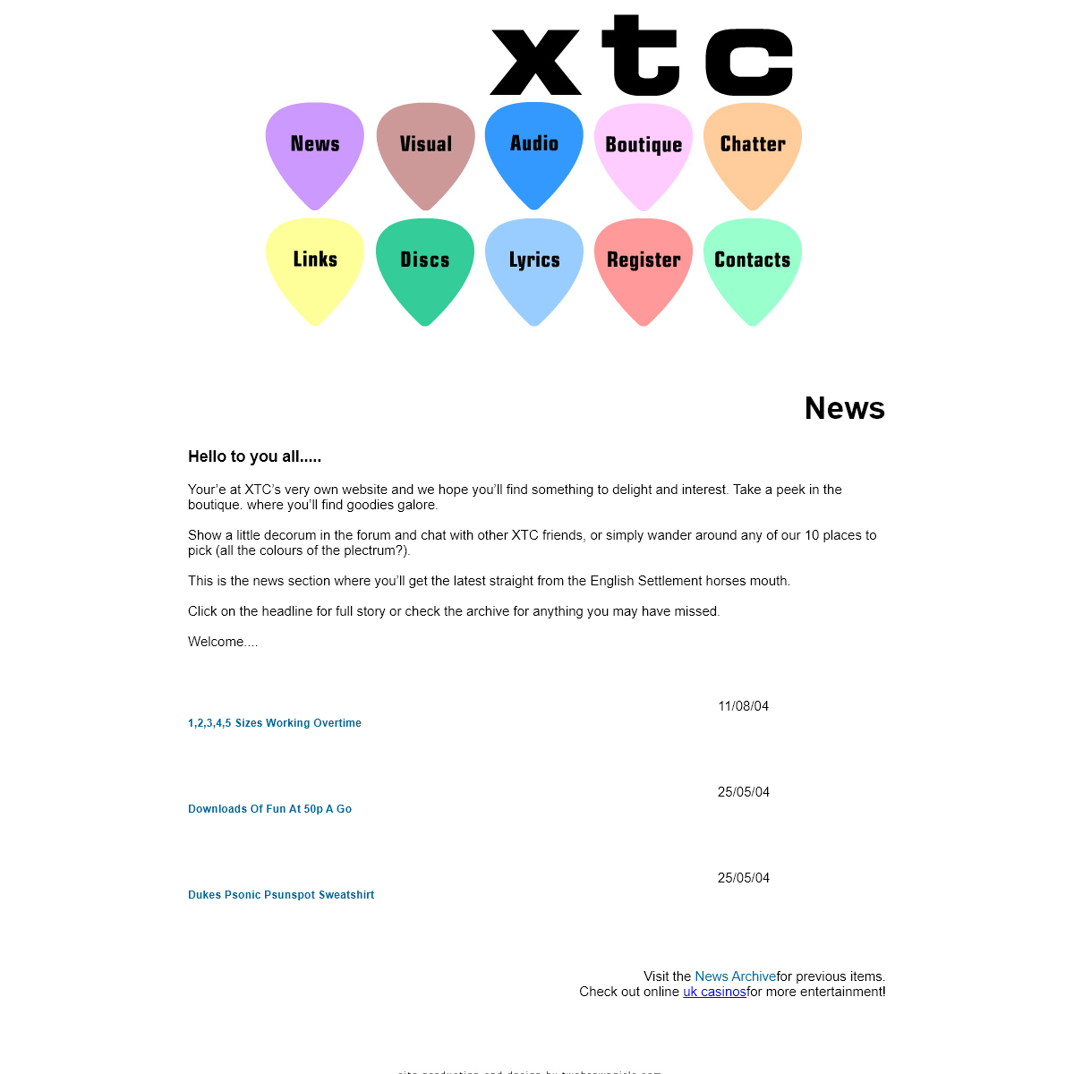 A complete backup of xtcidearecords.co.uk