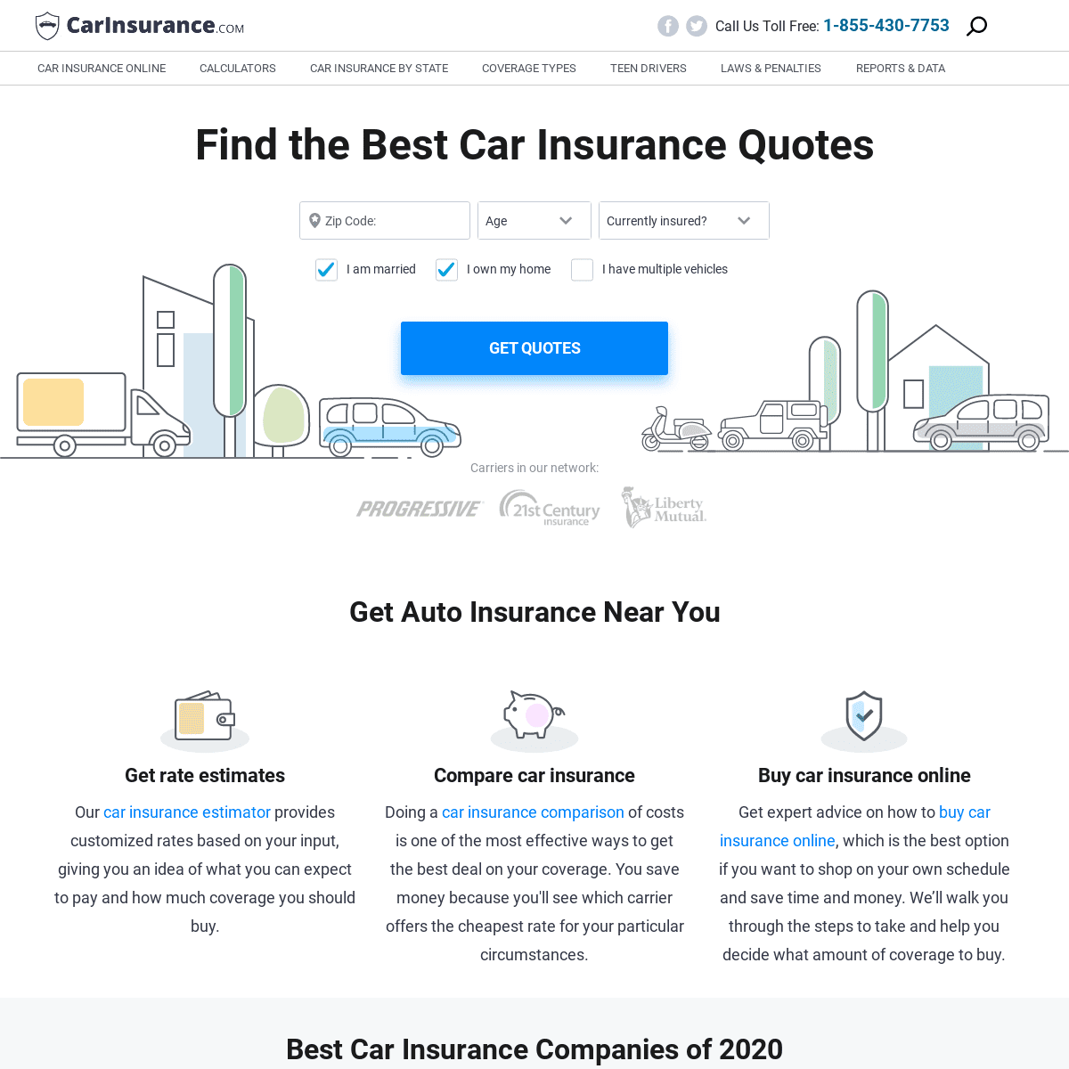 A complete backup of carinsurance.com