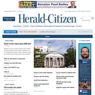 A complete backup of herald-citizen.com