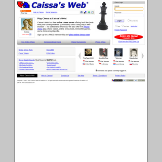 A complete backup of caissa.com