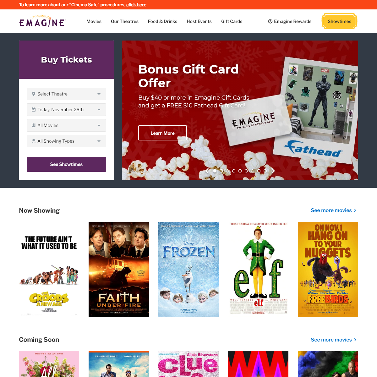 A complete backup of emagine-entertainment.com