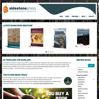 Sidestone Press - Innovative Academic Publishing