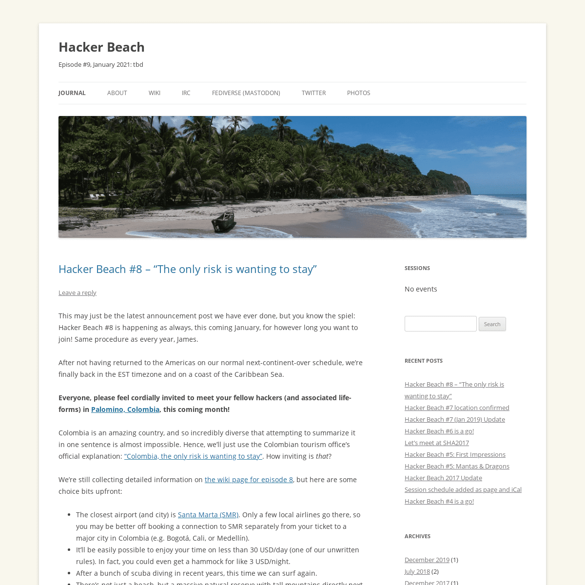 A complete backup of hackerbeach.org