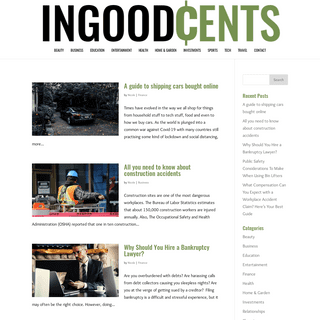 A complete backup of ingoodcents.com