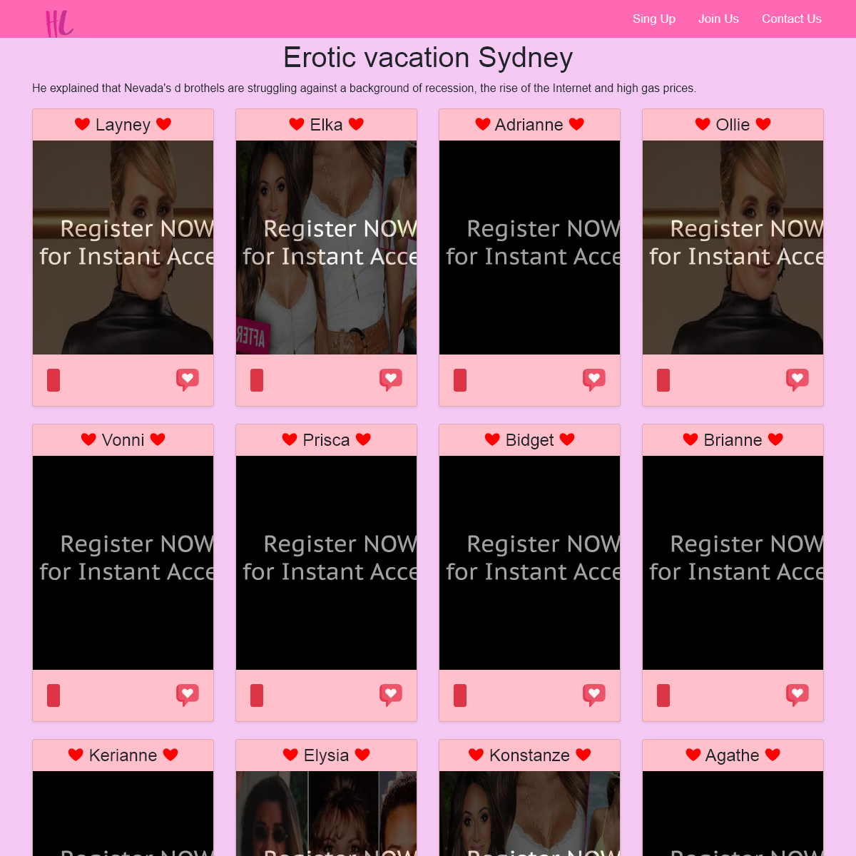 Erotic vacation Sydney