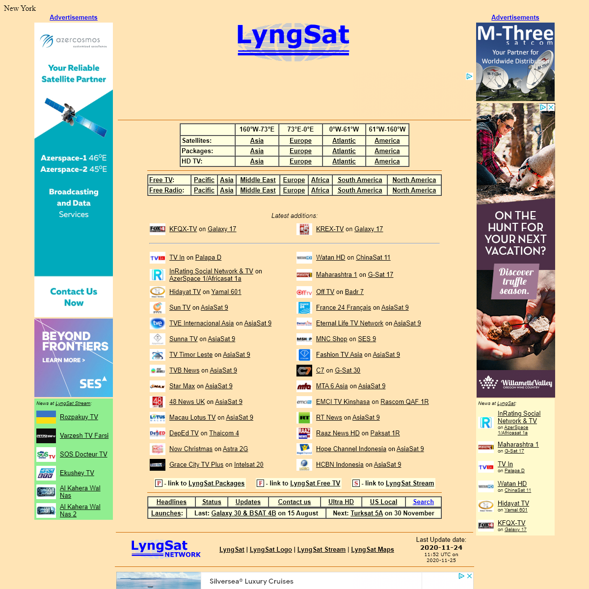 A complete backup of lyngsat.com