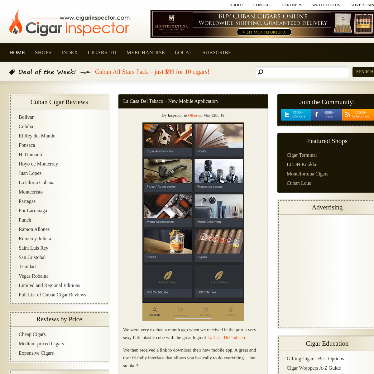 A complete backup of cigarinspector.com