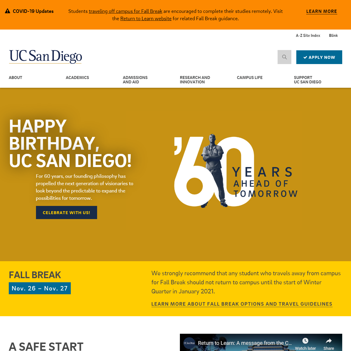 University of California San Diego