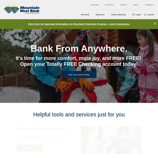 A complete backup of mountainwestbank.com