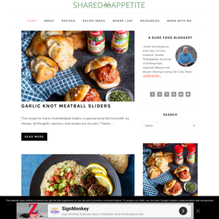 A complete backup of sharedappetite.com