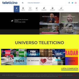 A complete backup of teleticino.ch