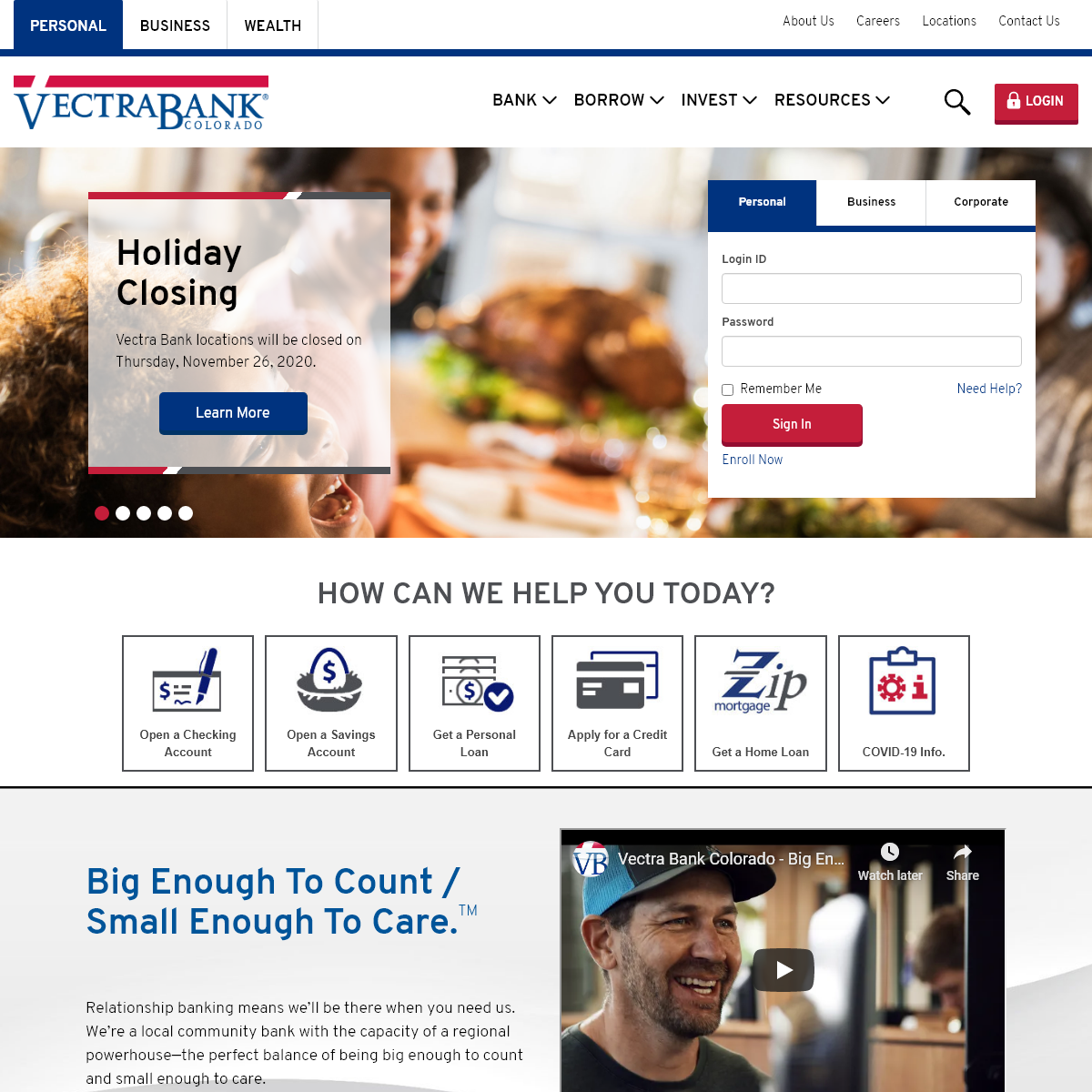 A complete backup of vectrabank.com