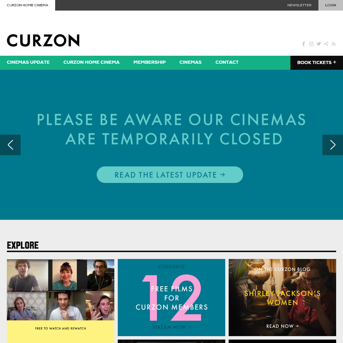 A complete backup of curzoncinemas.com