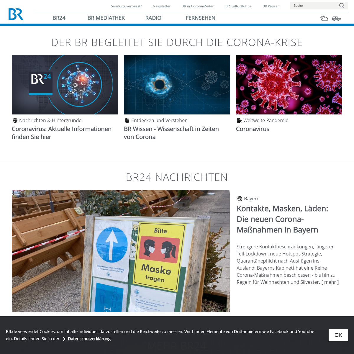 BR - Bayerischer Rundfunk- Nachrichten von BR24, Highlights aus der BR Mediathek, Live Radio hÃ¶ren und BR.de-Specials - die Sta