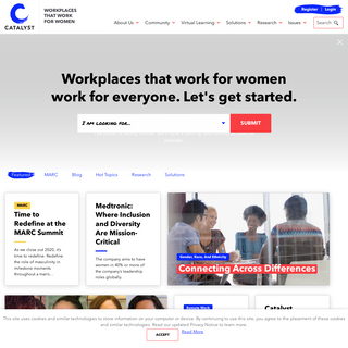 Catalyst- Workplaces That Work for Women