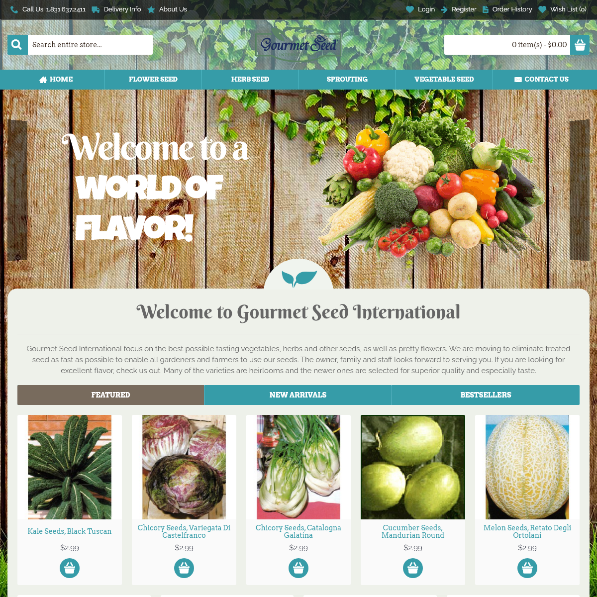 A complete backup of gourmetseed.com