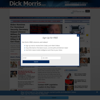 A complete backup of dickmorris.com