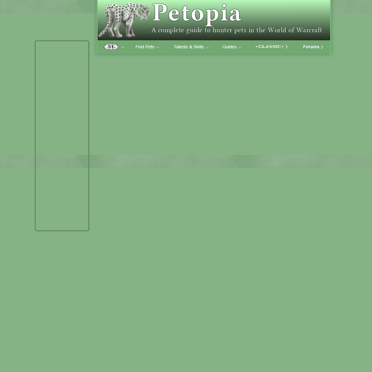 A complete backup of wow-petopia.com