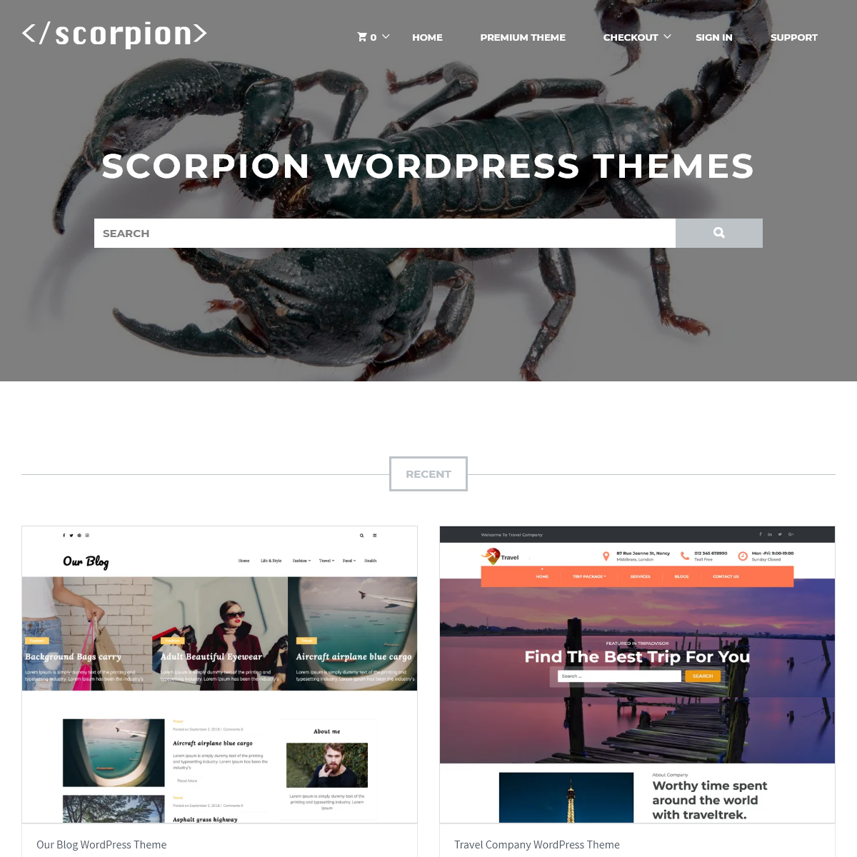 Scorpion Themes â€“ Theme by Team Scorpion