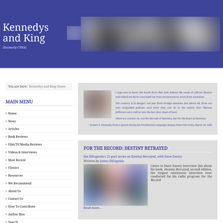 A complete backup of kennedysandking.com