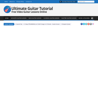 A complete backup of ultimateguitartutorial.com