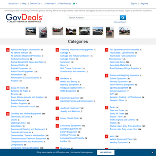 A complete backup of govdeals.com