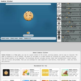 A complete backup of cookieclicker.io