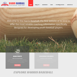 A complete backup of harrisbaseball.com
