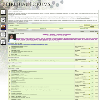 A complete backup of spiritualforums.com