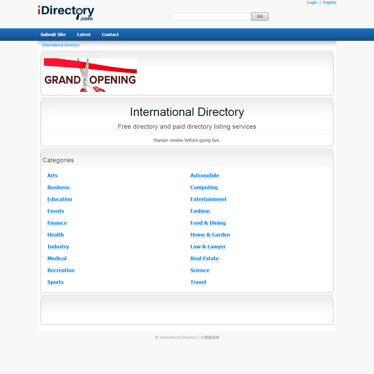 A complete backup of idirectory.com