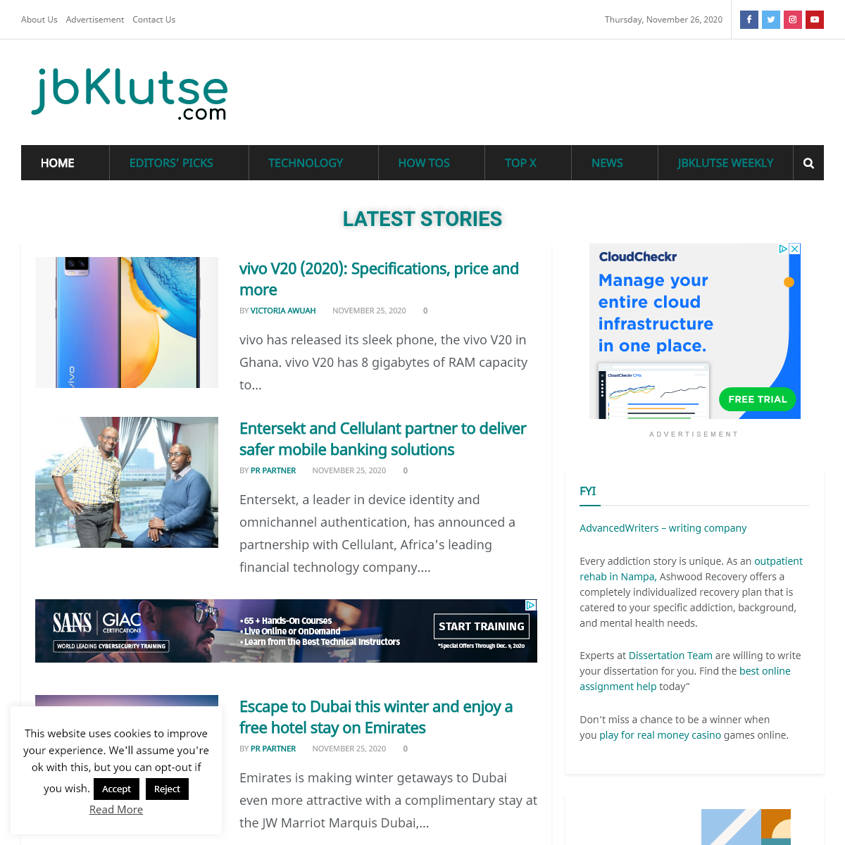 A complete backup of jbklutse.com