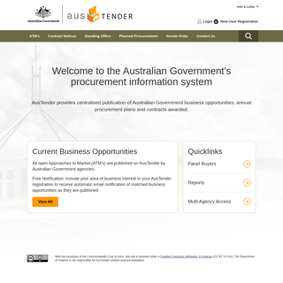 A complete backup of tenders.gov.au