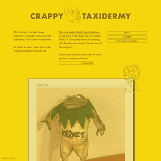 A complete backup of crappytaxidermy.com