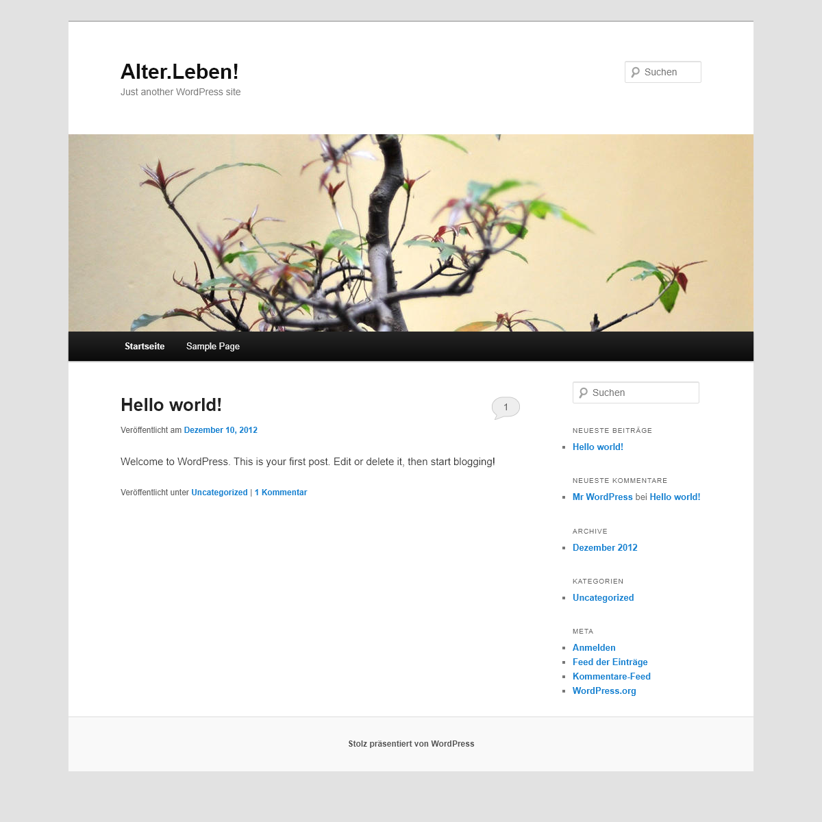 Alter.Leben! - Just another WordPress site