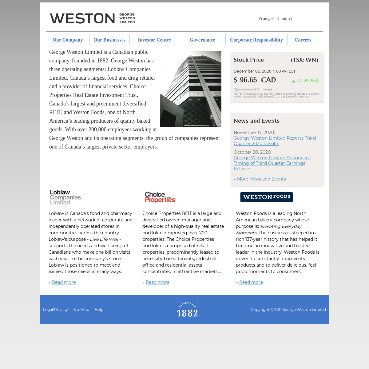 A complete backup of weston.ca