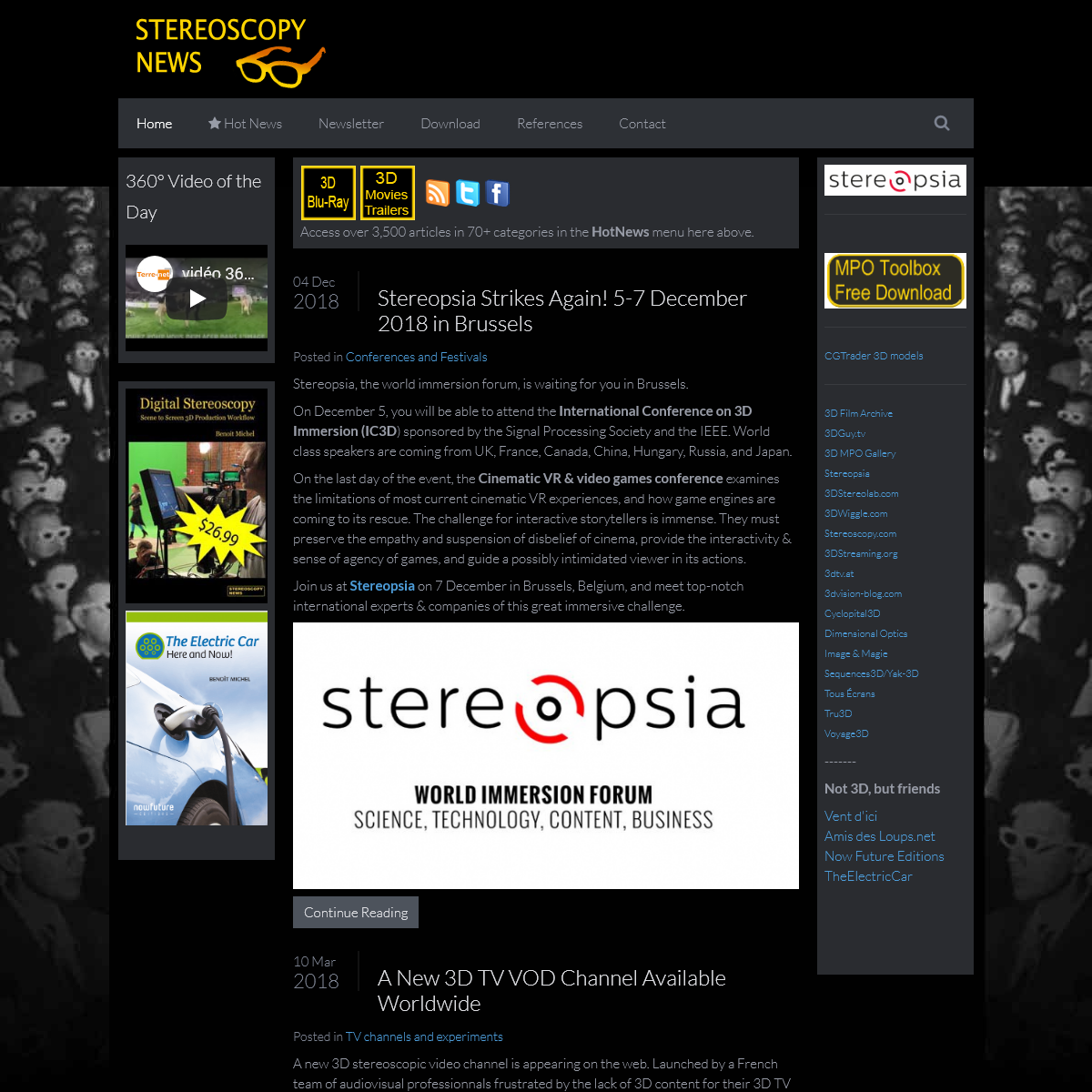 A complete backup of stereoscopynews.com