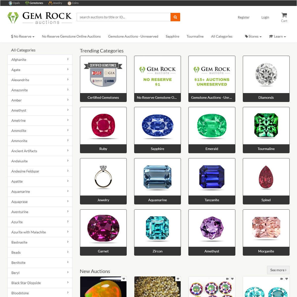 Gem Auctions Online - Verified Gemstone Dealers - Gemstones For Sale - Gem Rock Auctions