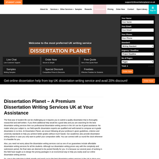 A complete backup of dissertationplanet.co.uk