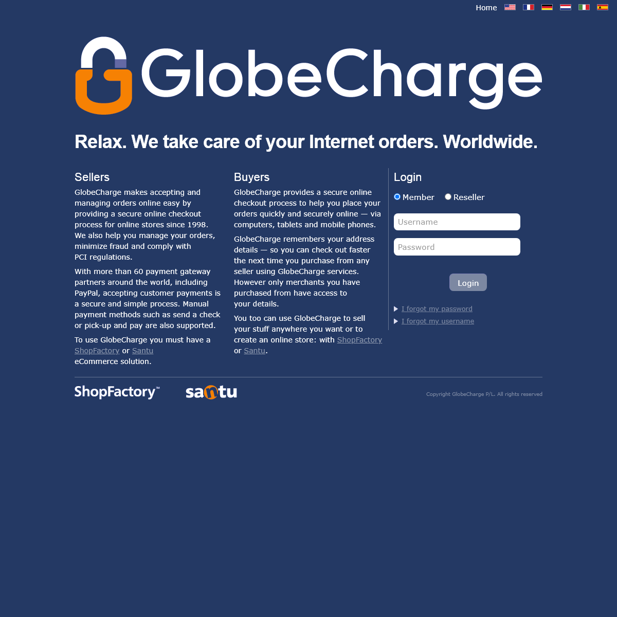 A complete backup of globecharge.com