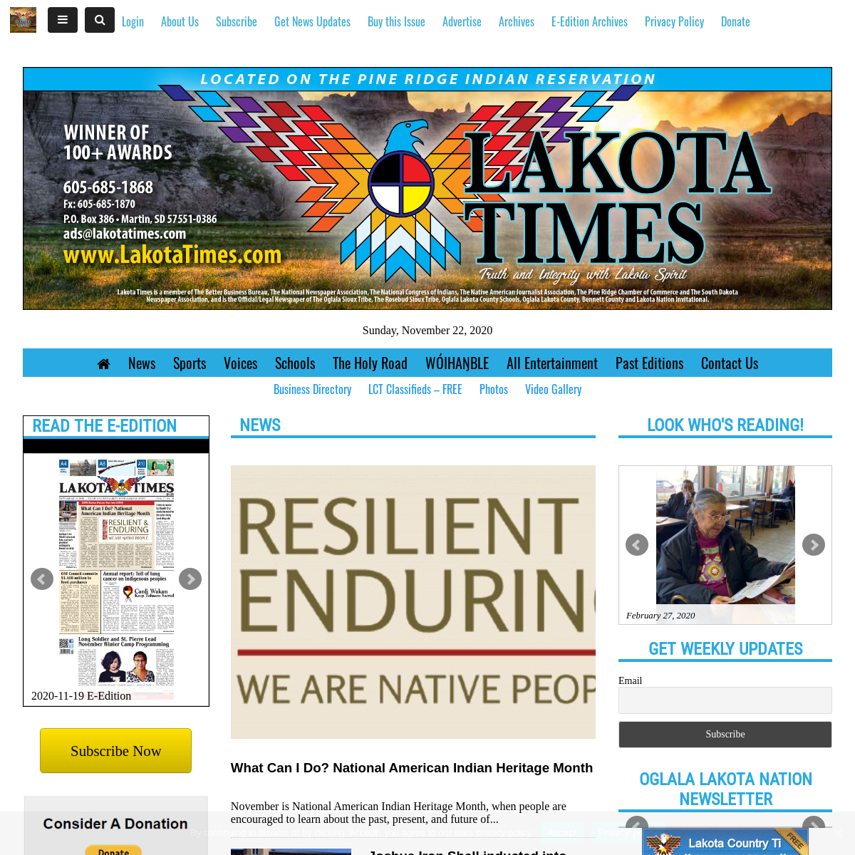 A complete backup of lakotacountrytimes.com