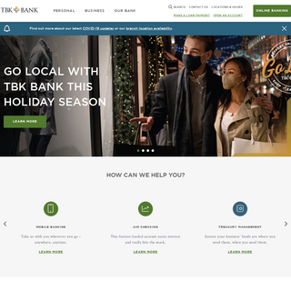 TBK Bank - Community Banking, Credit Cards, Mortgage & More