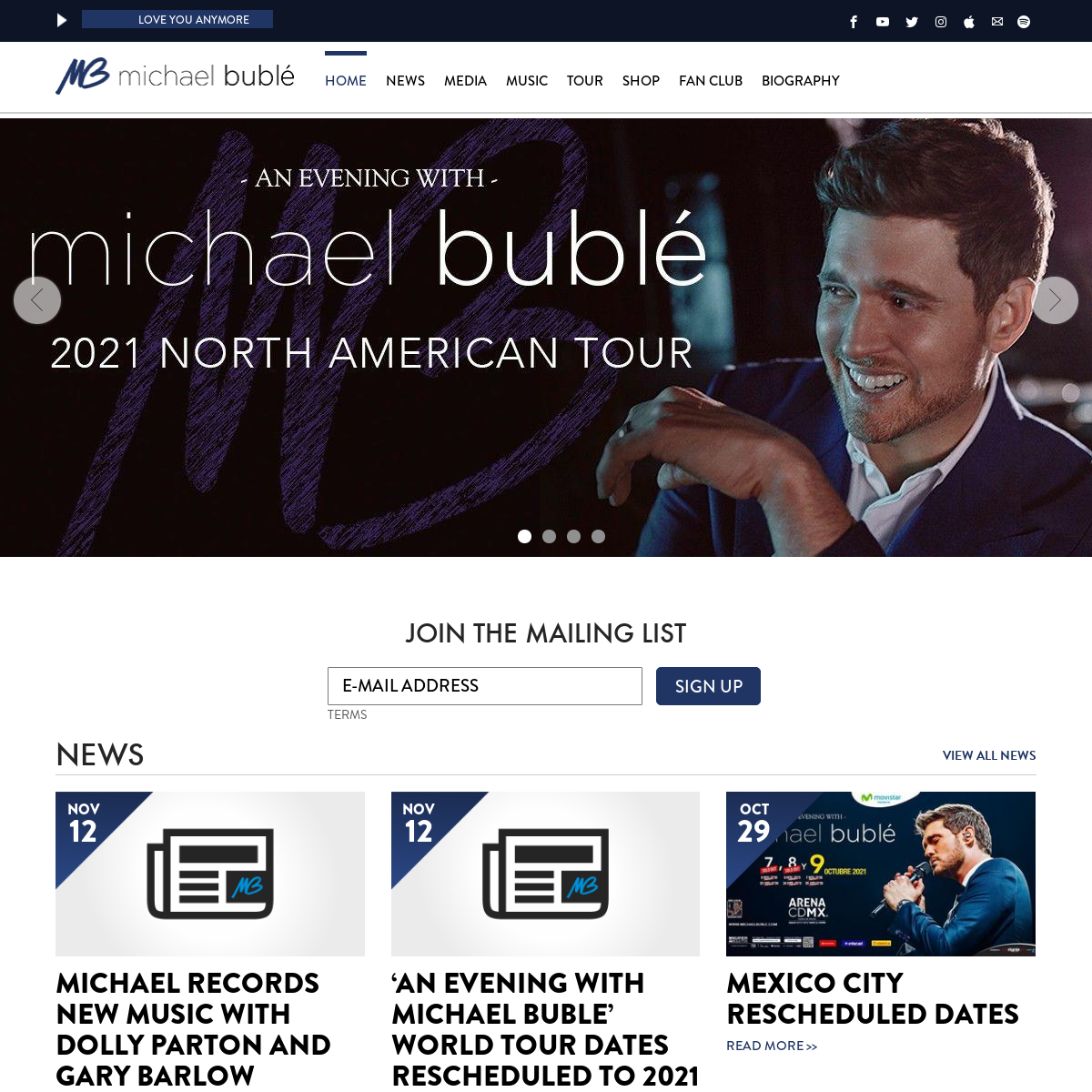 A complete backup of michaelbuble.com
