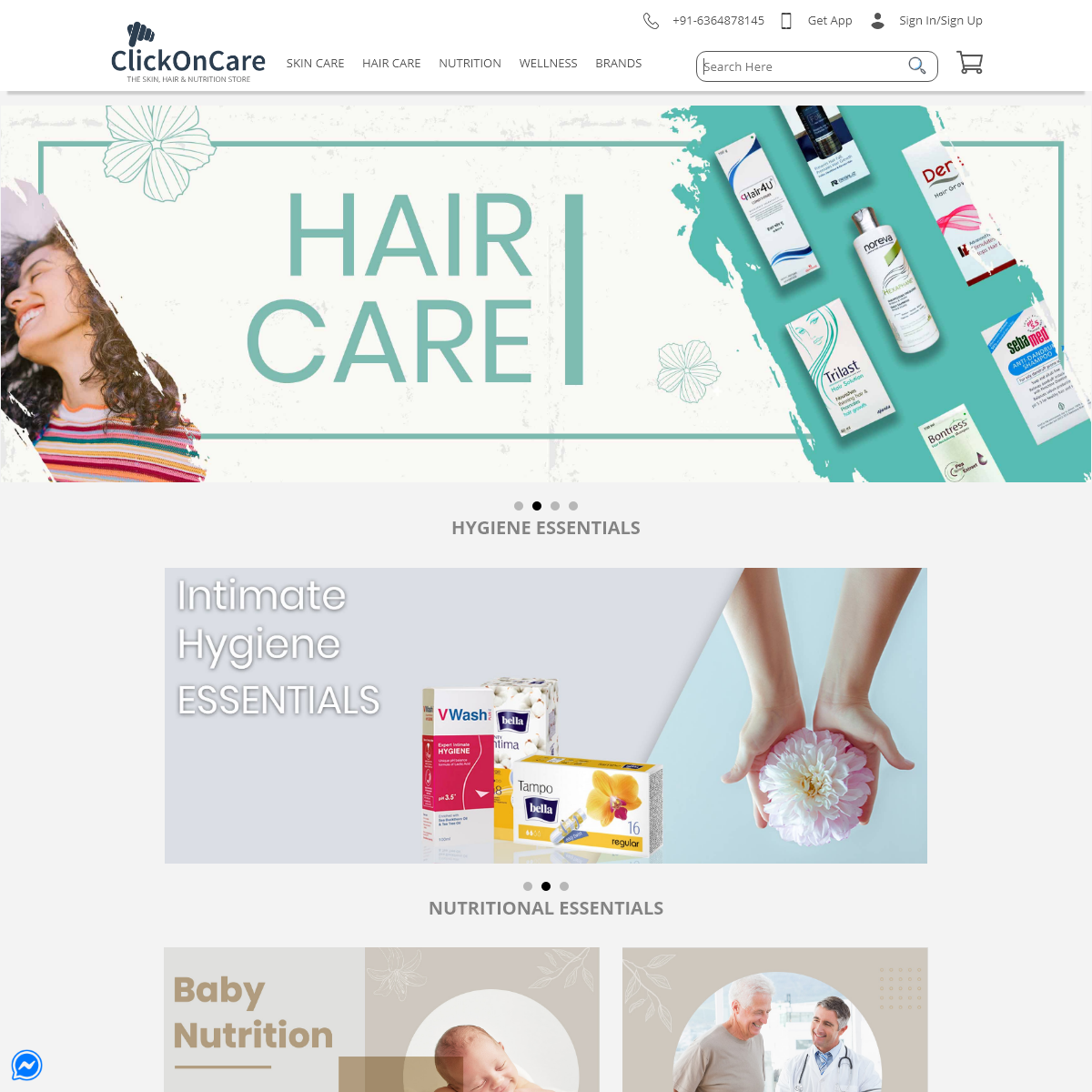 A complete backup of clickoncare.com