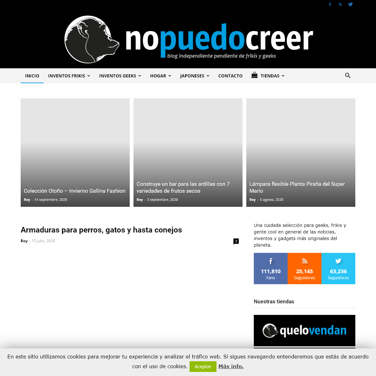 A complete backup of nopuedocreer.com