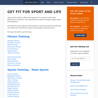 A complete backup of sport-fitness-advisor.com