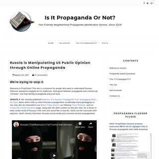 Russia is Manipulating US Public Opinion through Online Propaganda